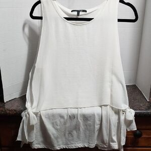 Lemon Tart  Sleeveless Tank Top with Tie Sides and "Tuck In".